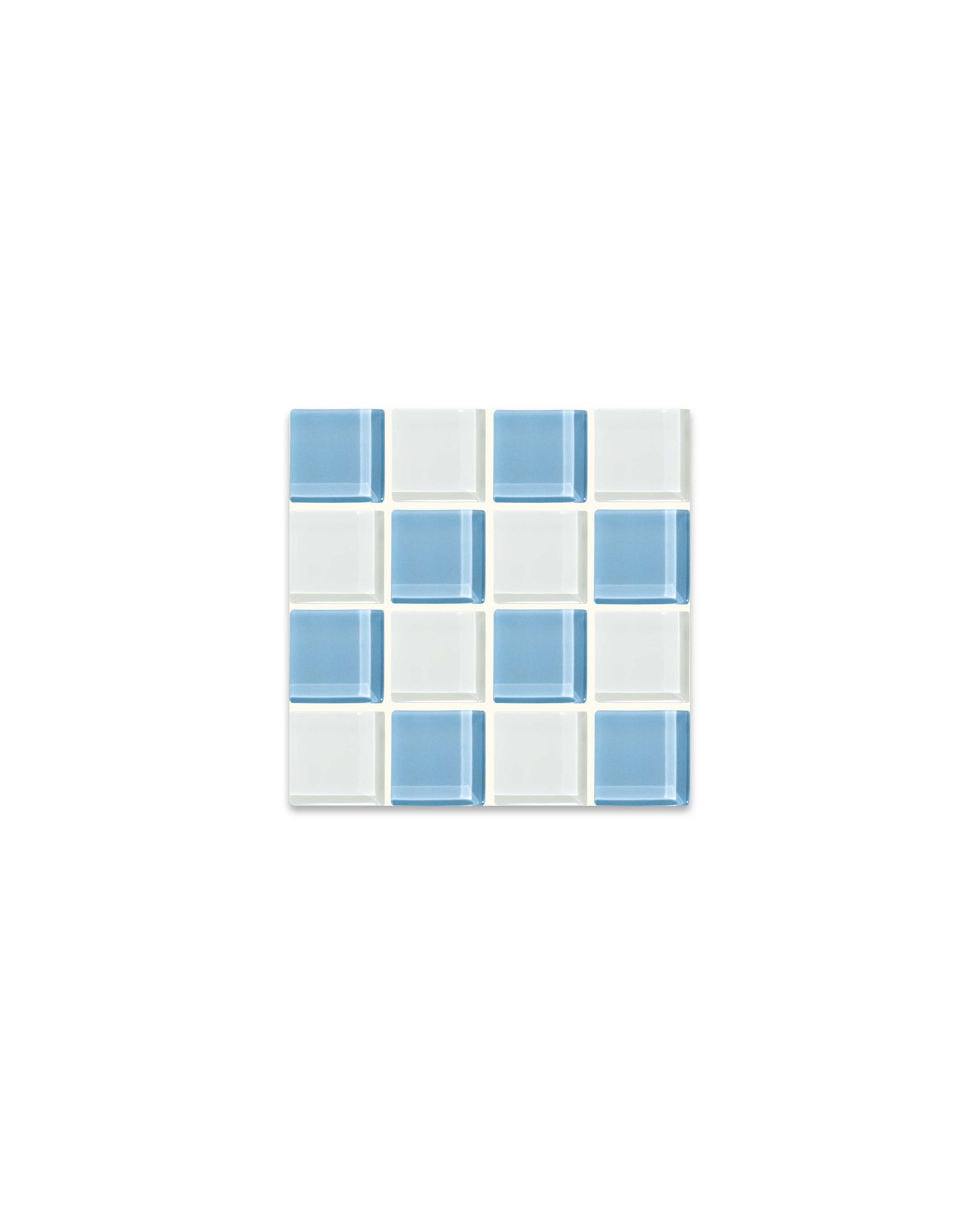 GLASS TILE COASTER - Elderberries Milk Chocolate