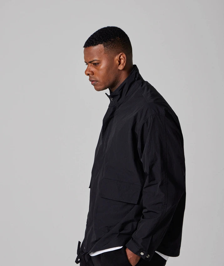 Essential Nylon Standneck Wind Jacket