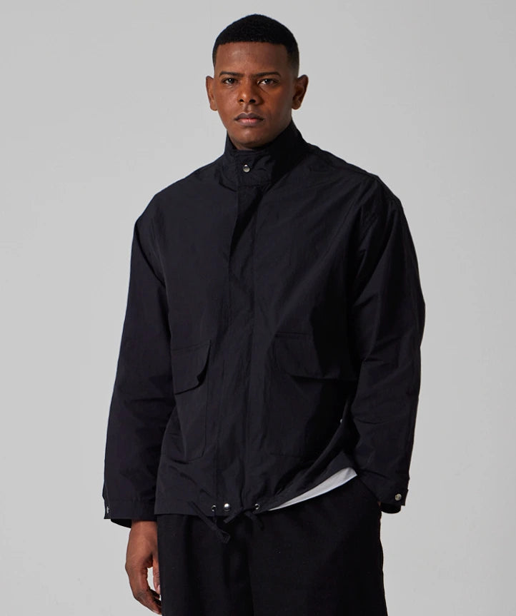 Essential Nylon Standneck Wind Jacket