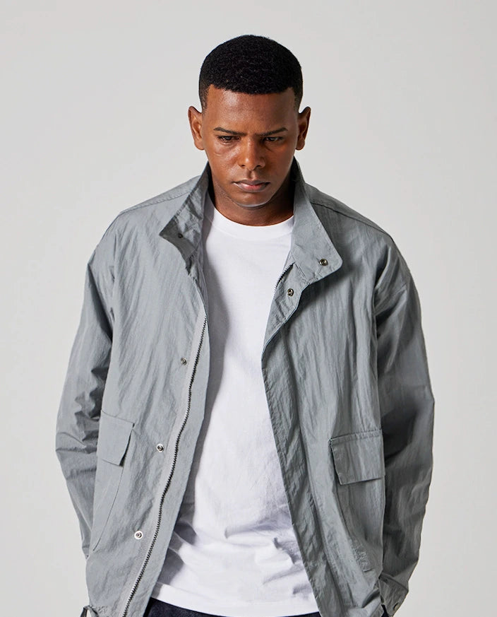 Essential Nylon Standneck Wind Jacket