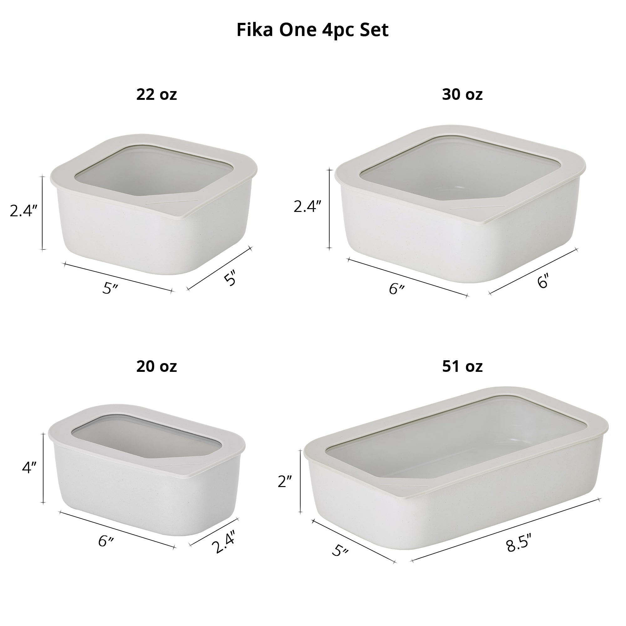 4 PCS Set