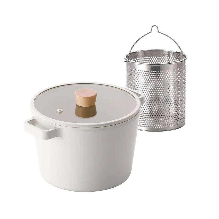 FIKA 4.9QT Deep Stock Pot with insert