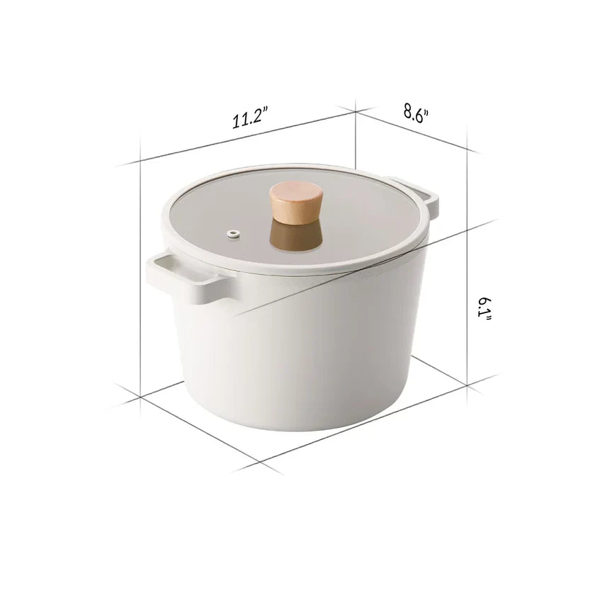 FIKA 4.9QT Deep Stock Pot with insert