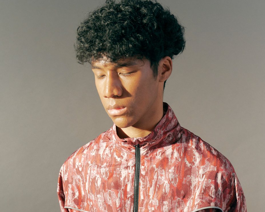 Flame Pattern Windbreaker