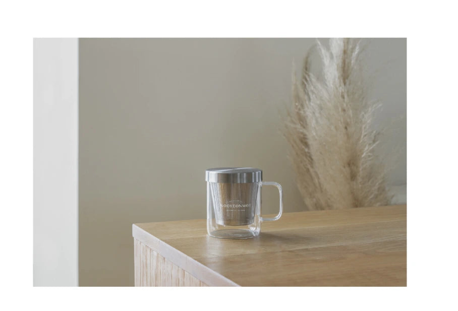 Glass tea mug