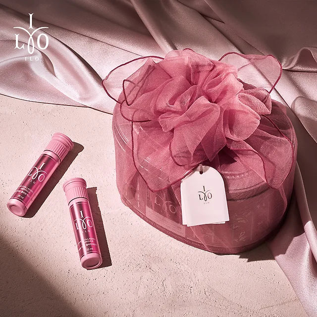 Ilo Type 1 Collagen Biotin Ampoule 28-Day Supply Organza Edition