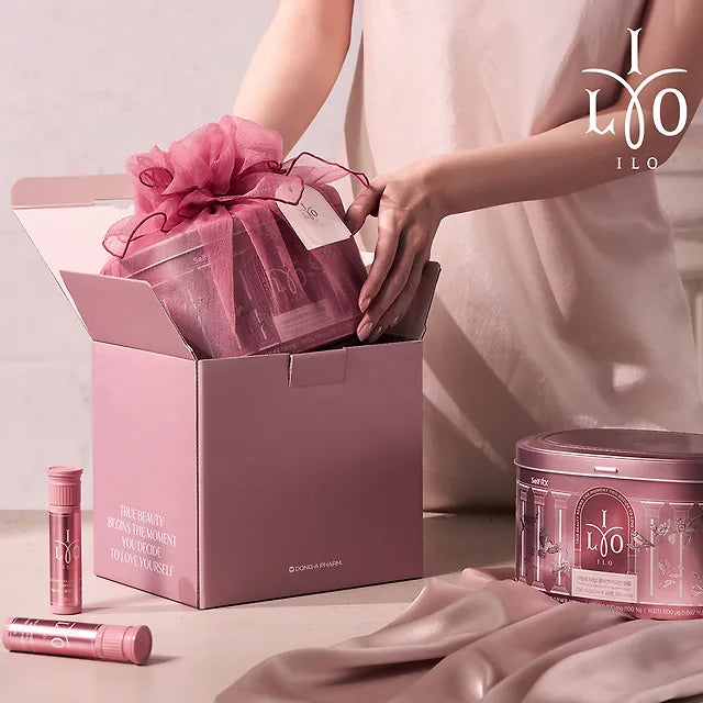 Ilo Type 1 Collagen Biotin Ampoule 28-Day Supply Organza Edition