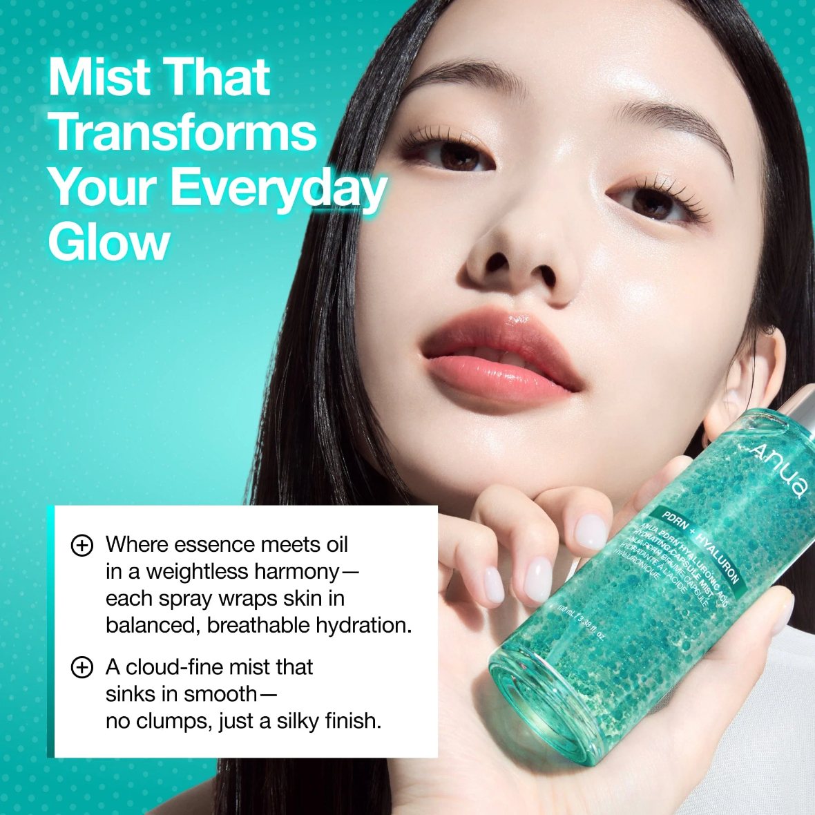 Anua PDRN Hyaluronic Acid Hydrating Capsule Mist 100ml