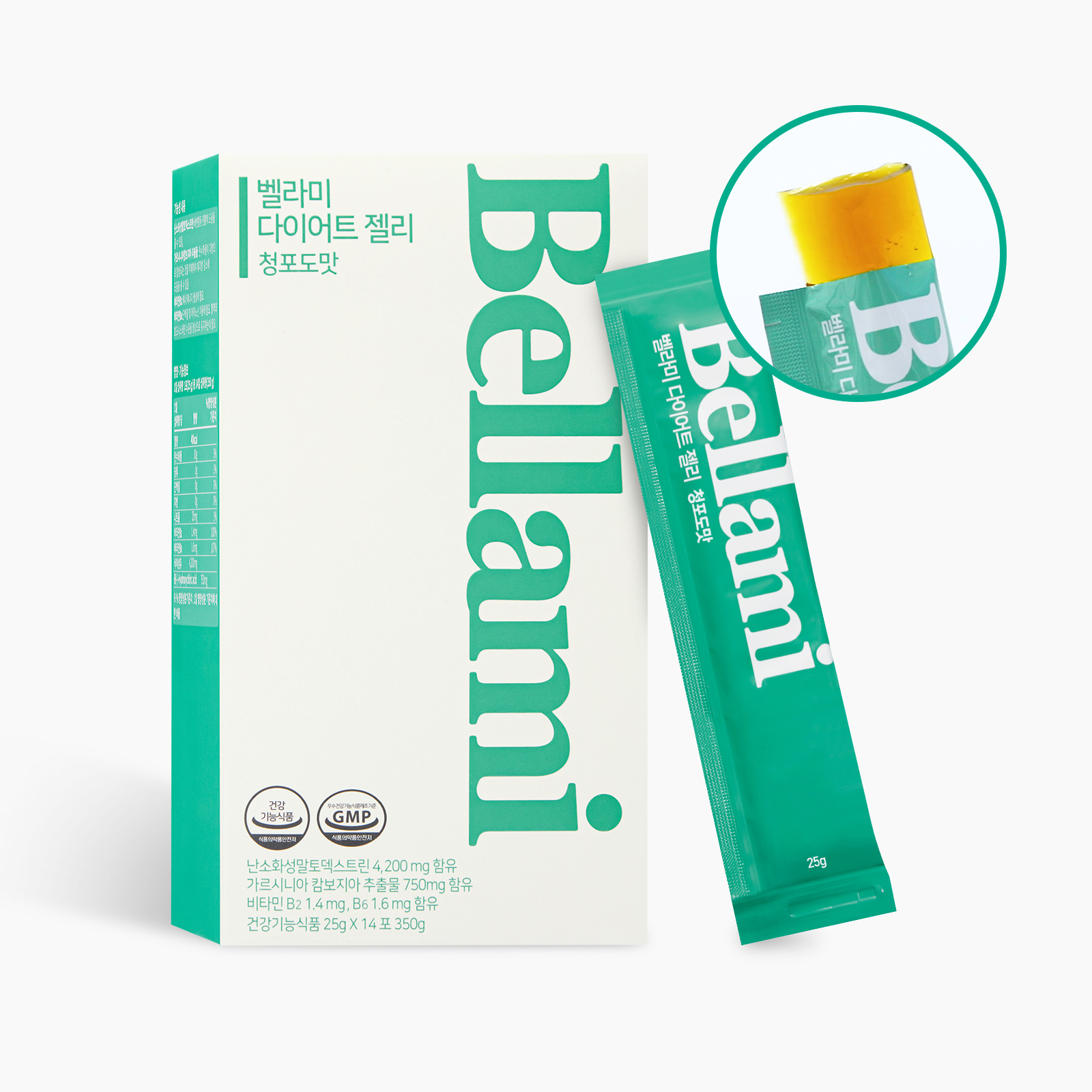 Bellami Diet Jelly 25g x 14 Sticks (2-Week Supply) 3 Options