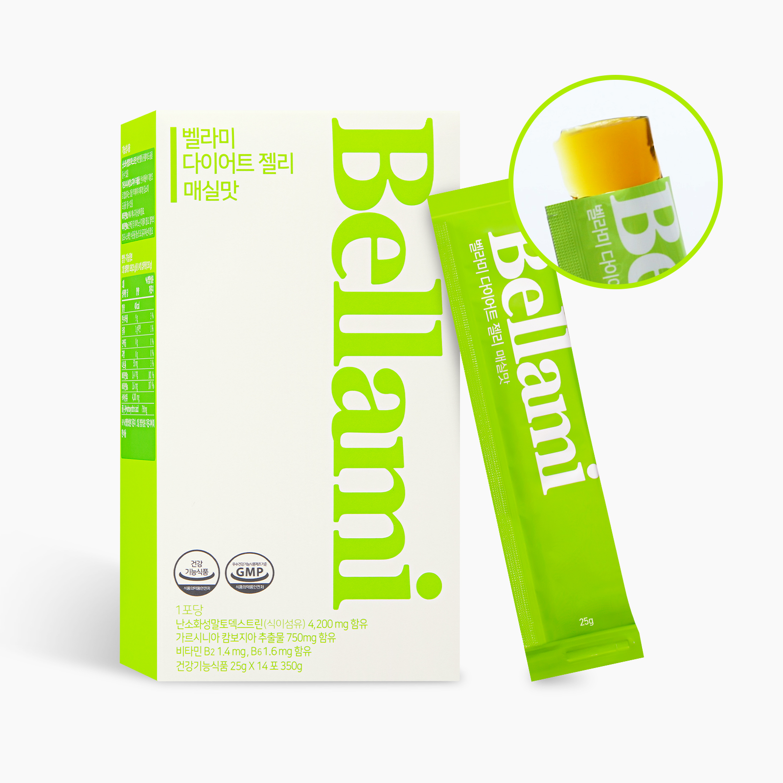 Bellami Diet Jelly 25g x 14 Sticks (2-Week Supply) 3 Options