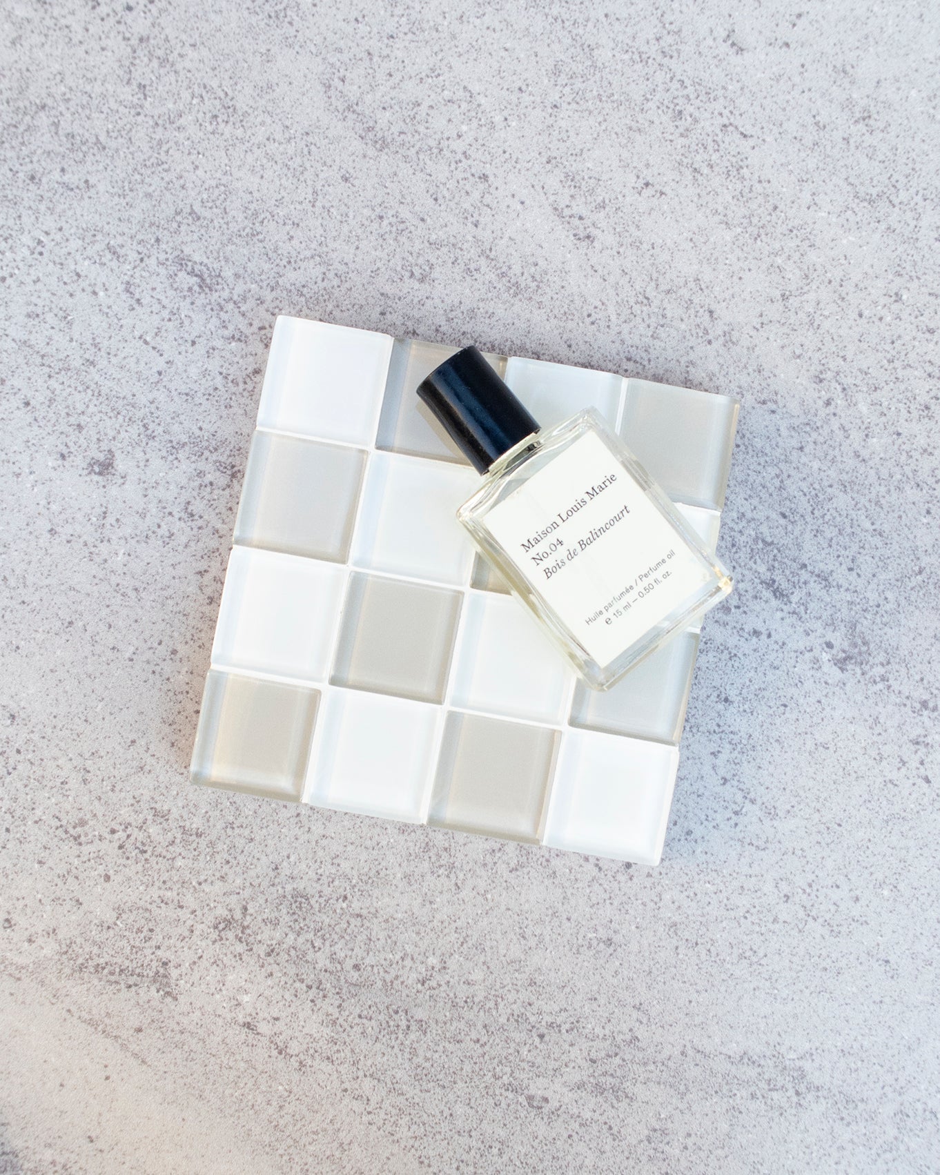 GLASS TILE COASTER - Linen