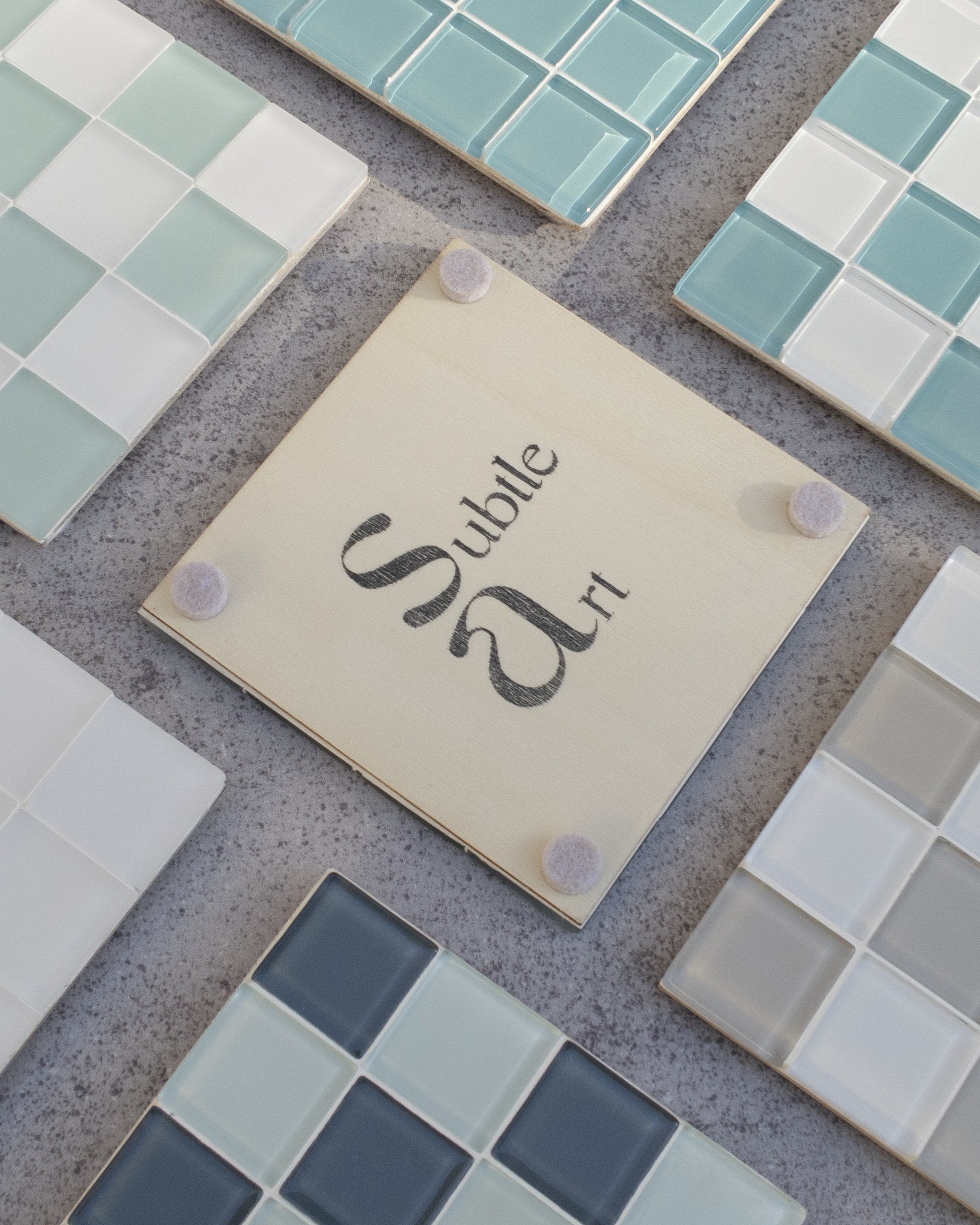 GLASS TILE COASTER - Lullaby
