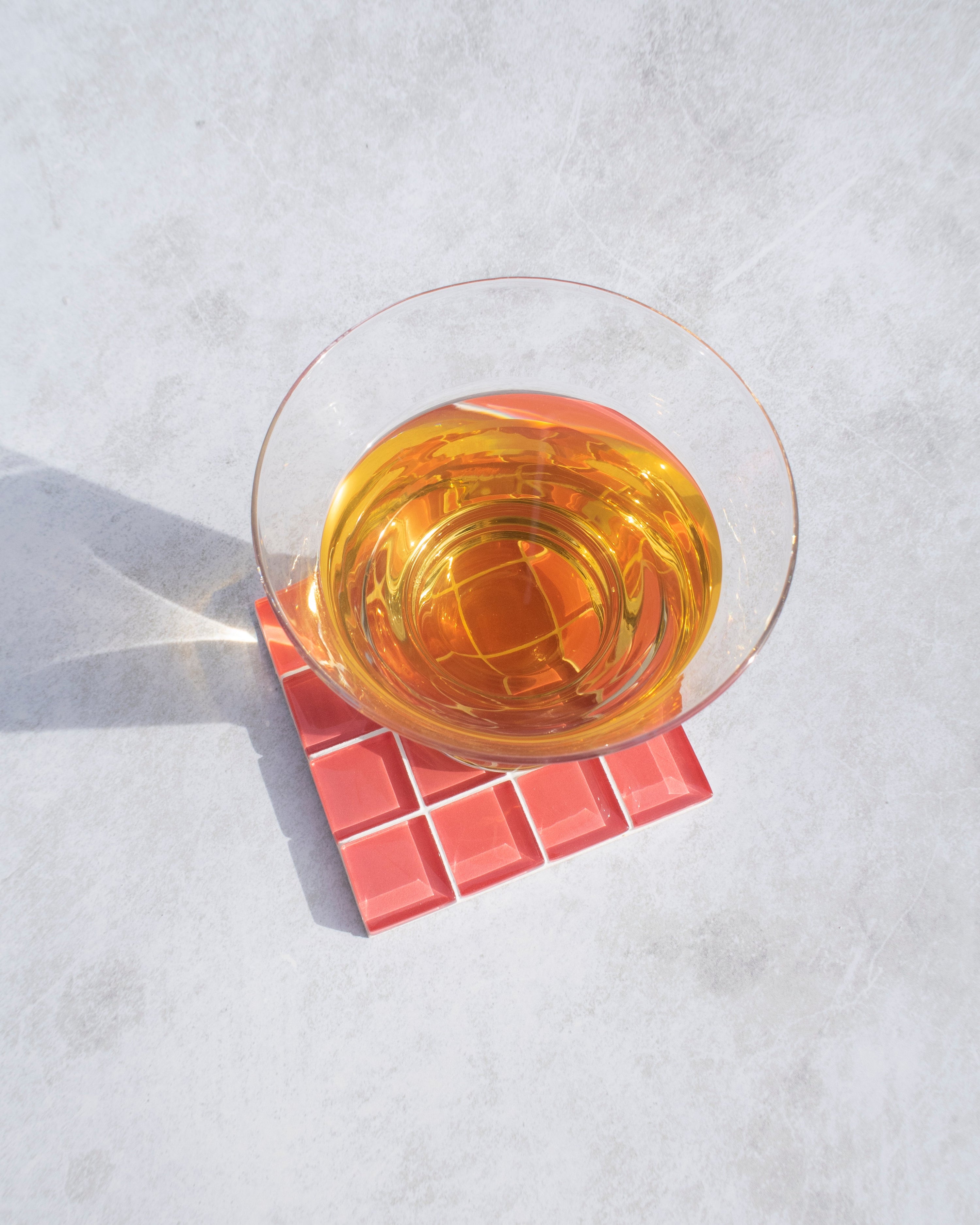 GLASS TILE COASTER - It's Rose
