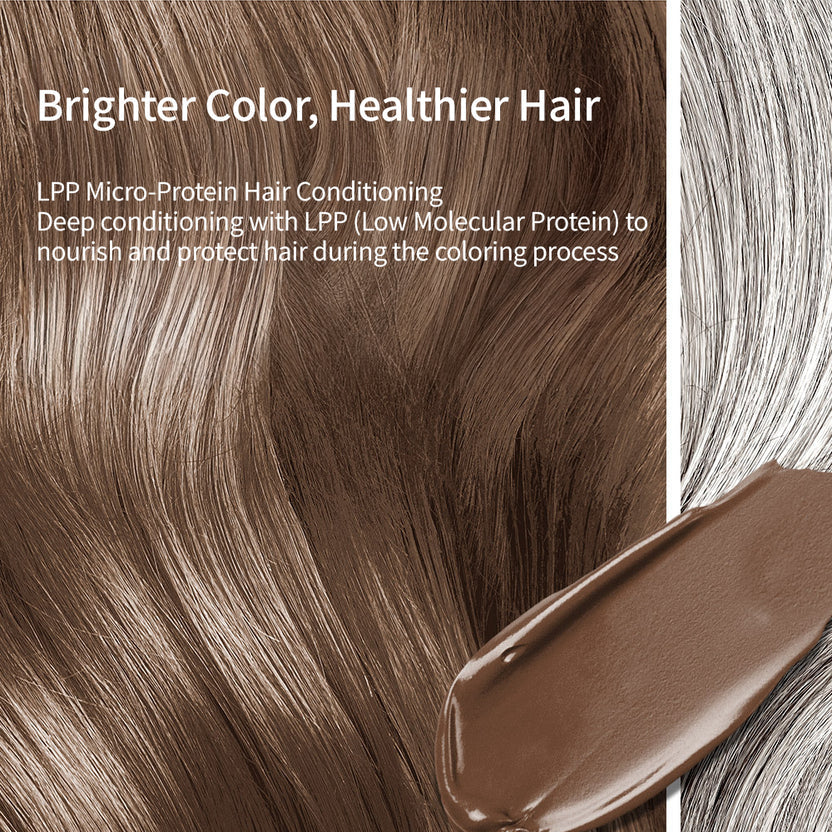PARKJUN BEAUTYLAB PREMIUM SALON GRAY COVERAGE HAIR COLOR – 300ML LARGE SIZE LIGHT BROWN