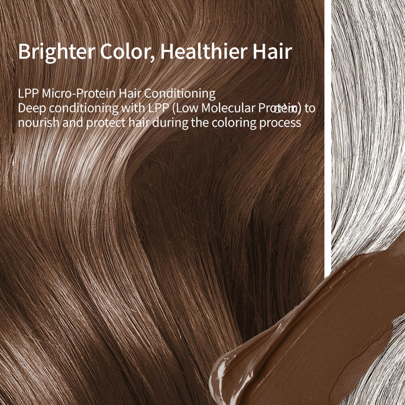 PARKJUN BEAUTYLAB PREMIUM SALON GRAY COVERAGE HAIR COLOR – 300ML LARGE SIZE NATURAL BROWN