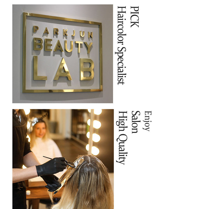PARKJUN BEAUTYLAB PREMIUM SALON GRAY COVERAGE HAIR COLOR – 300ML LARGE SIZE DARK BROWN