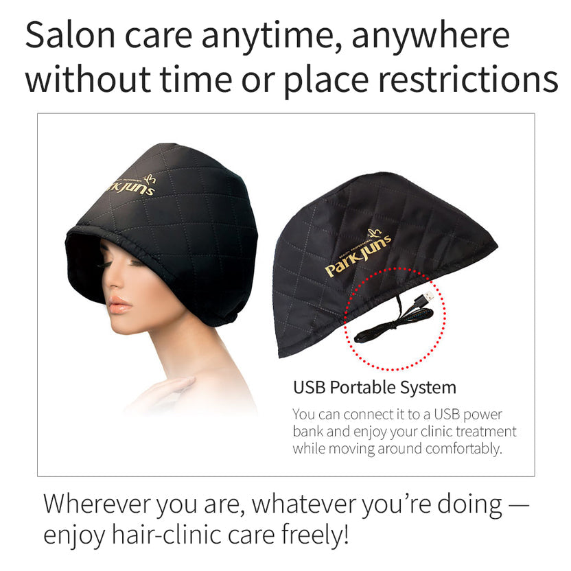 PARKJUN BEAUTYLAB SALON CLINIC USB HEATING CAP PJP-7000 PROFESSIONAL HEAT THERAPY FOR DEEP HAIR CARE