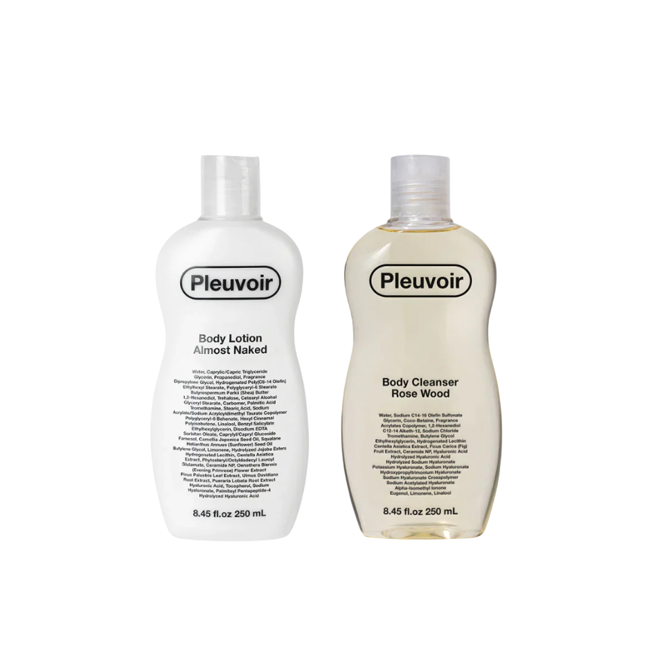Pleuvoir Mix & Match Body Care Set – Lotion & Cleanser Duo (Choose any 2)
