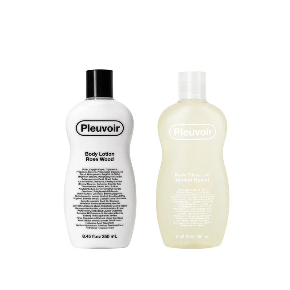 Pleuvoir Mix & Match Body Care Set – Lotion & Cleanser Duo (Choose any 2)