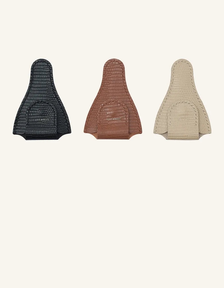 Lucanus Lizard Leather Nipper Cap