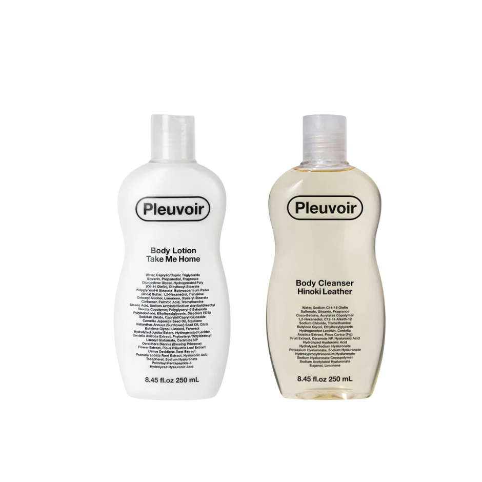 Pleuvoir Mix & Match Body Care Set – Lotion & Cleanser Duo (Choose any 2)