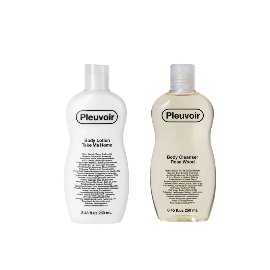 Pleuvoir Mix & Match Body Care Set – Lotion & Cleanser Duo (Choose any 2)
