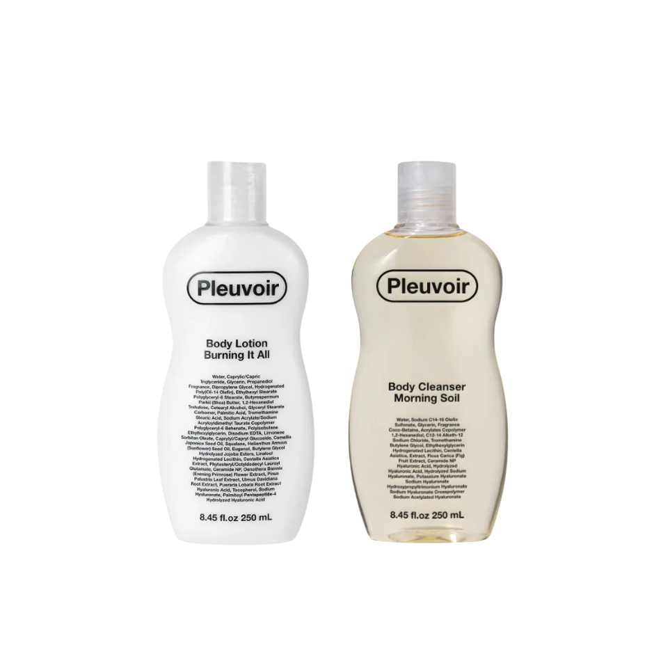 Pleuvoir Mix & Match Body Care Set – Lotion & Cleanser Duo (Choose any 2)