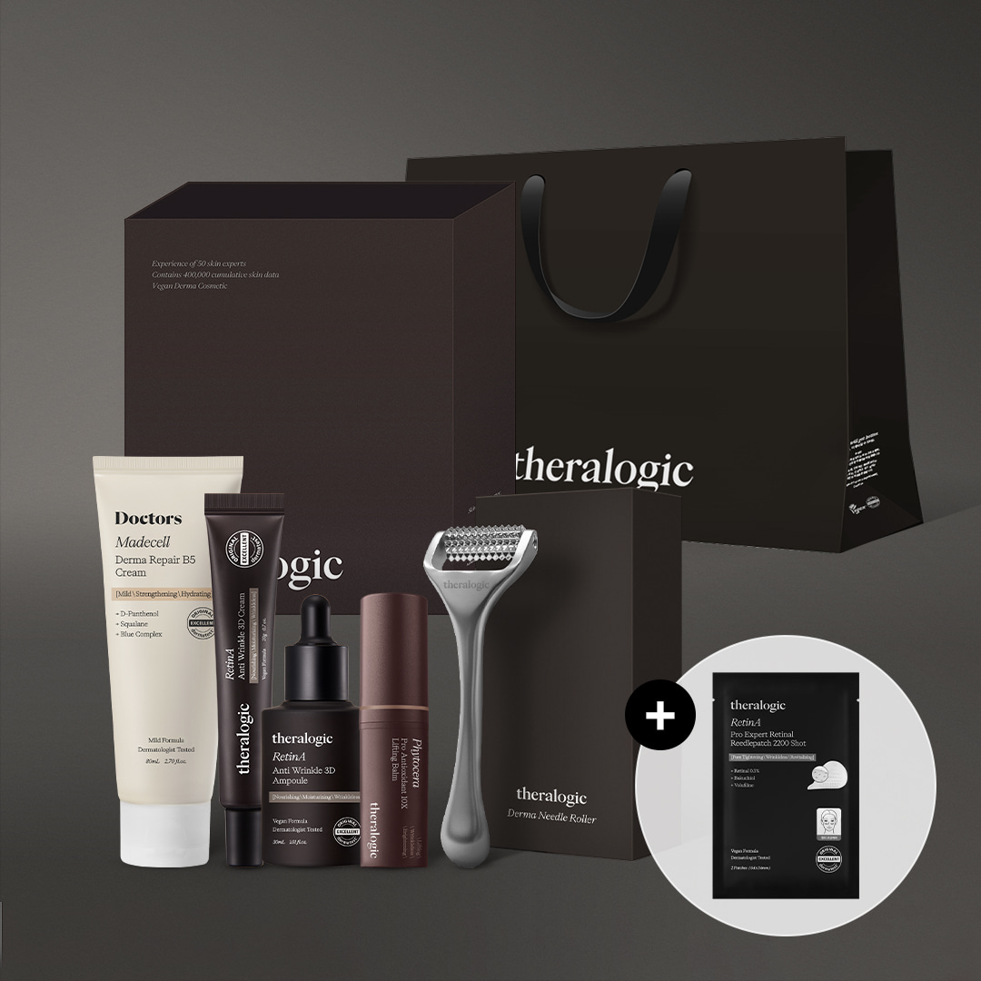 Terralogic 4-piece BEST planning set (+ derma needle roller, 1 Riddle patch included)