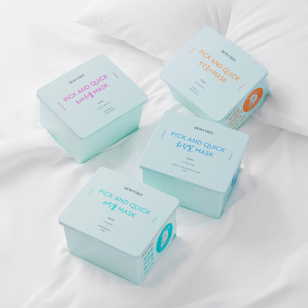 [Dewytree] Pick & Quick Makeup Remover Mask 30 Sheets 1 Pack a Day Skin Soothing Elasticity Moisture Hydration Large Capacity Mask Pack