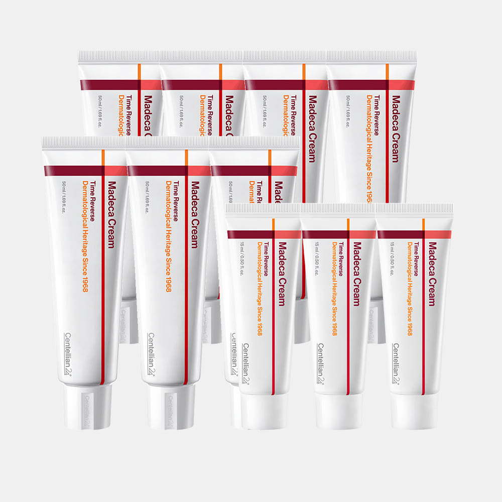 Dongkook Pharmaceutical Centellian 24 Madeca Cream Time Reverse 50ml x 7 + 15ml x 3 / Helps with spot relief, anti-aging, moisturizing, and elasticity Season 7
