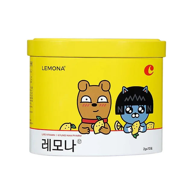 "A delightful gift" Kakao Friends Lemonasan Heart Can (2g x 70 packs)/Vitamin gift/Family/Lover/Coworker/Me
