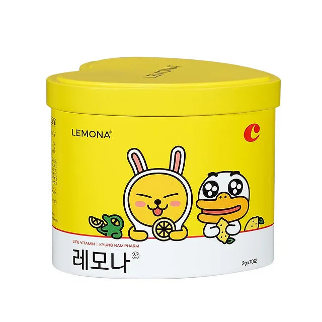 "A delightful gift" Kakao Friends Lemonasan Heart Can (2g x 70 packs)/Vitamin gift/Family/Lover/Coworker/Me