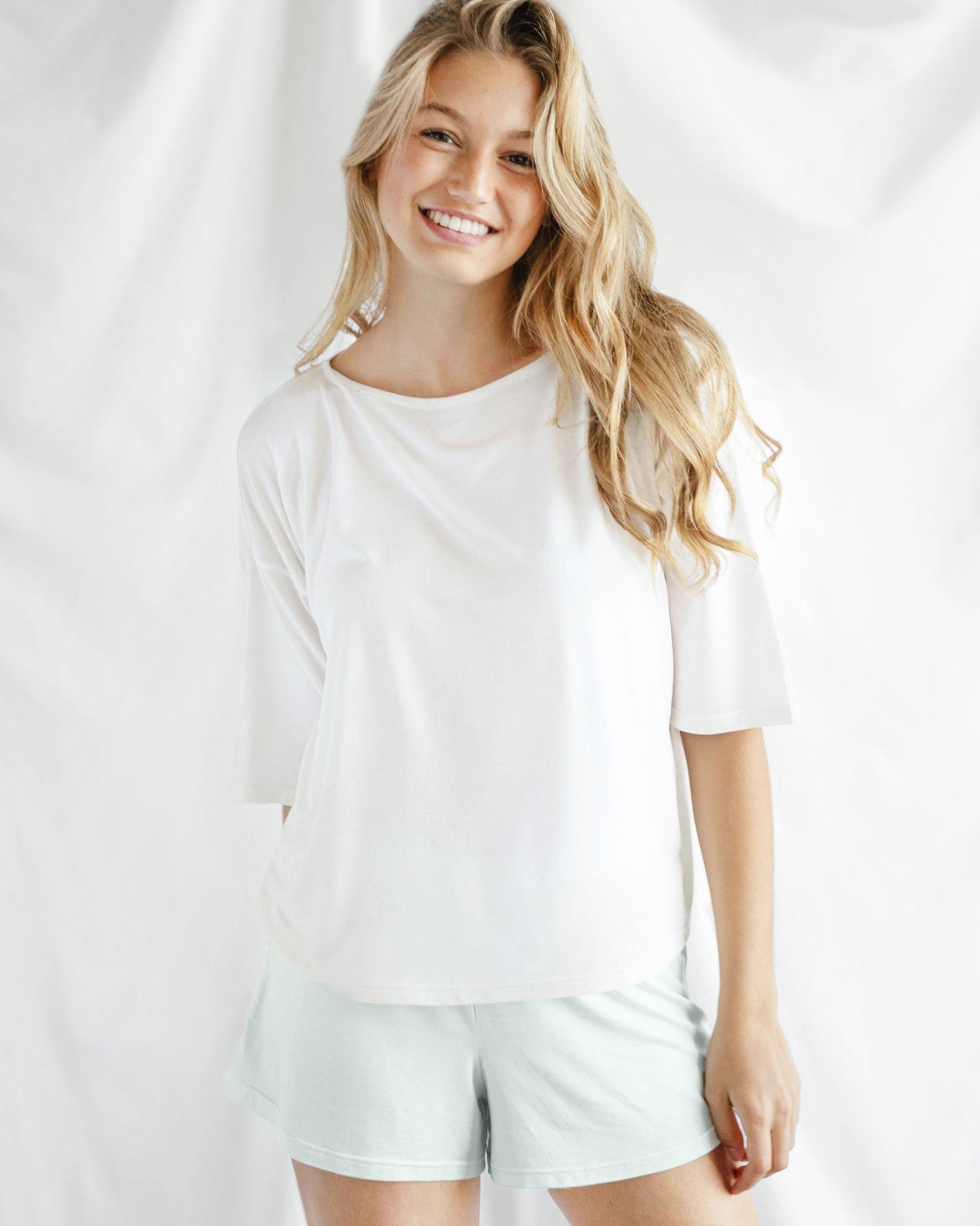 Naked Modal Boatneck Tee | Last Chance