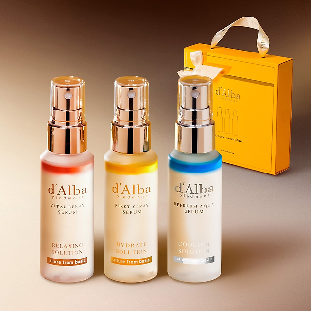 'Moisture & Soothing & Cooling' Dalba White Truffle 3 Solution Gift Box (Mist 52ml*3)