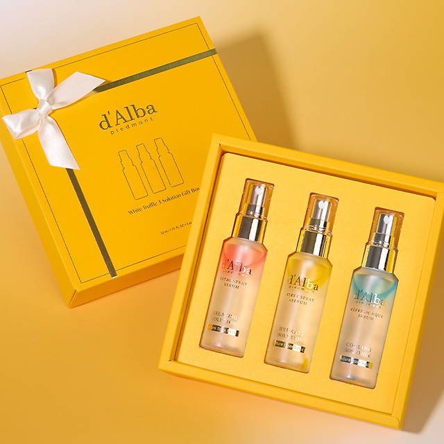 'Moisture & Soothing & Cooling' Dalba White Truffle 3 Solution Gift Box (Mist 52ml*3)