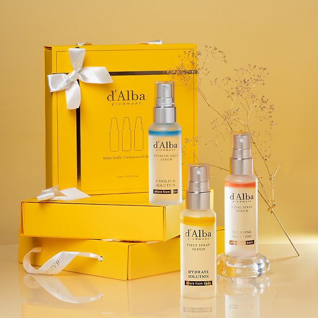 'Moisture & Soothing & Cooling' Dalba White Truffle 3 Solution Gift Box (Mist 52ml*3)