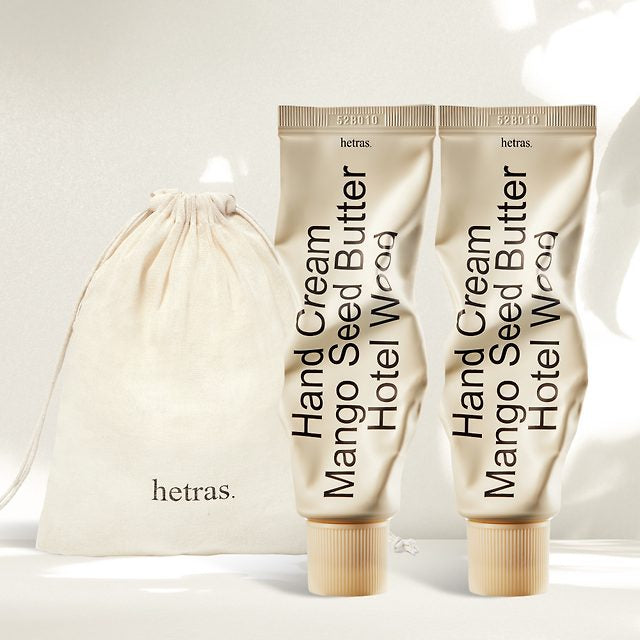 Hetras Perfume Hand Cream 50ml x 2 (with dust bag)