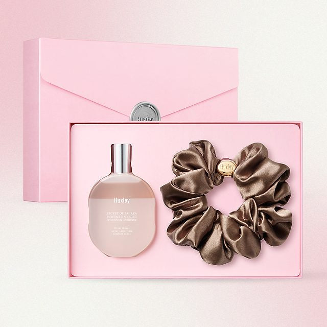 HUXLEY Perfume Hair Mist Scrunchie Planning Set
