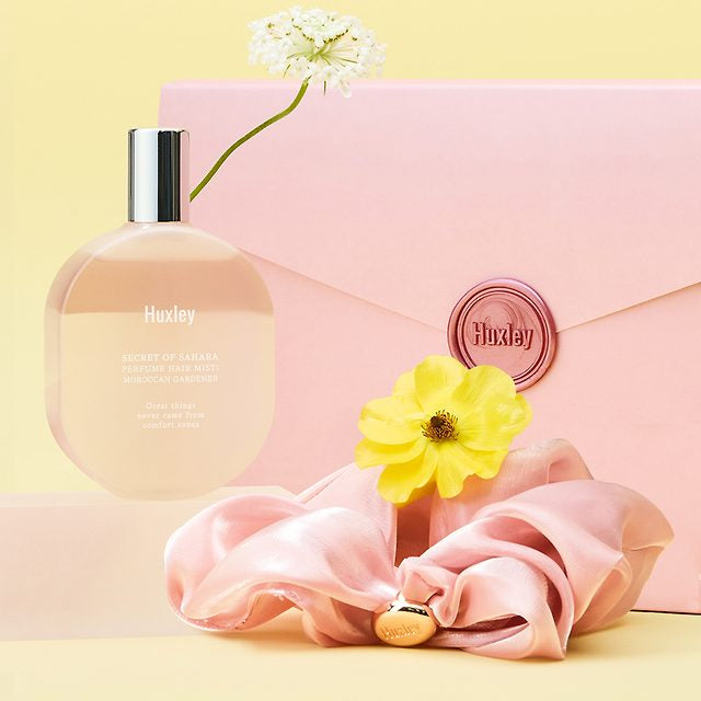 HUXLEY Perfume Hair Mist Scrunchie Planning Set