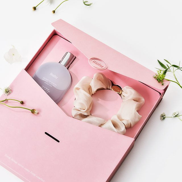 HUXLEY Perfume Hair Mist Scrunchie Planning Set