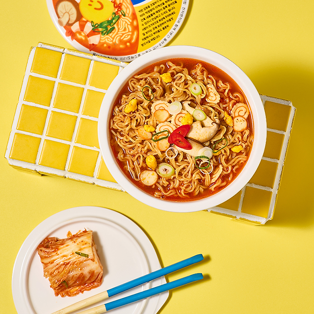 Yidonhwa Cup Ramen Ceramic Yukgaejang Color 1-Person Set