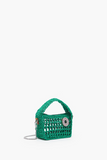 BIMBA Y LOLA Green Raffia Hobo Bag (XS)