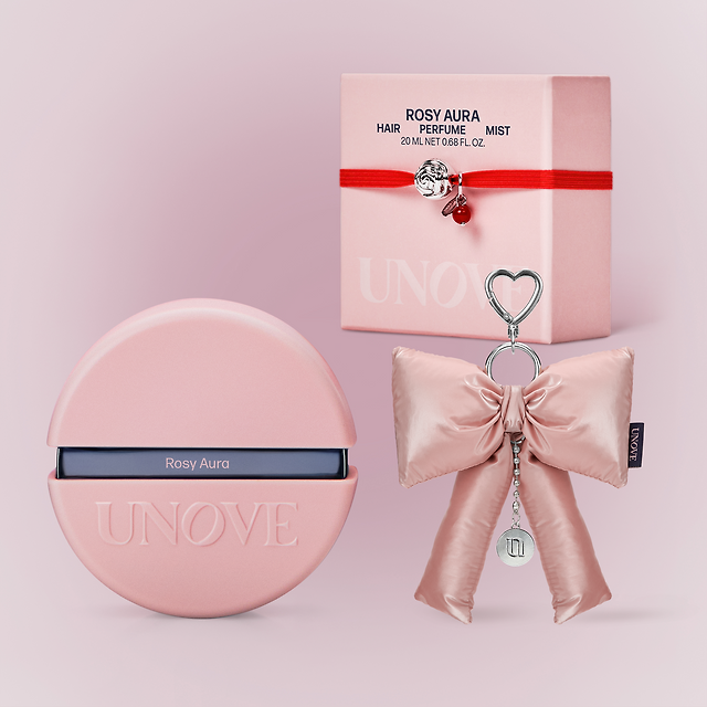 UNOVE Hair Perfume Gift Set Perfume Hair Mist & Ribbon Tail Keyring
