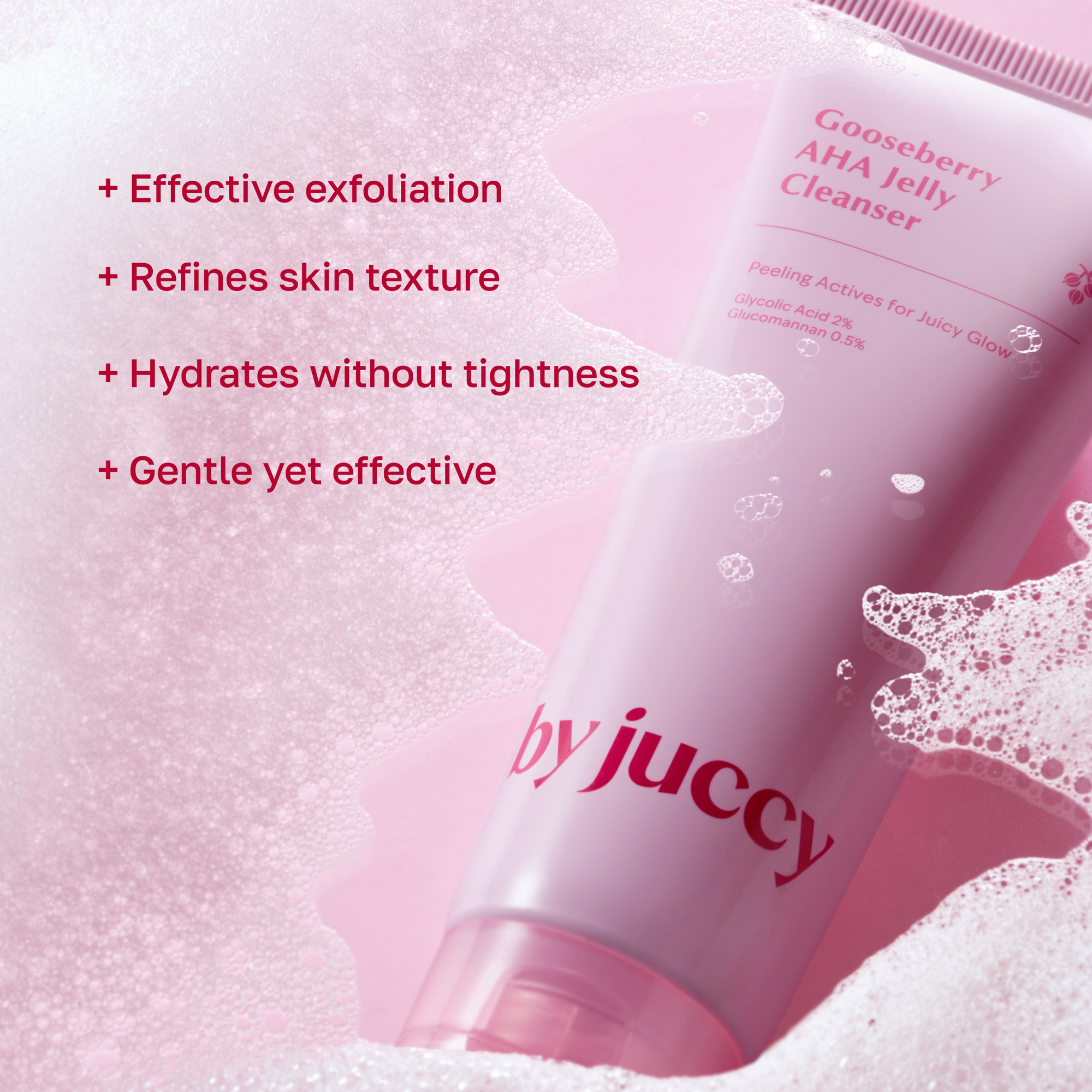BY JUCCY Gooseberry AHA Jelly Cleanser 120ml