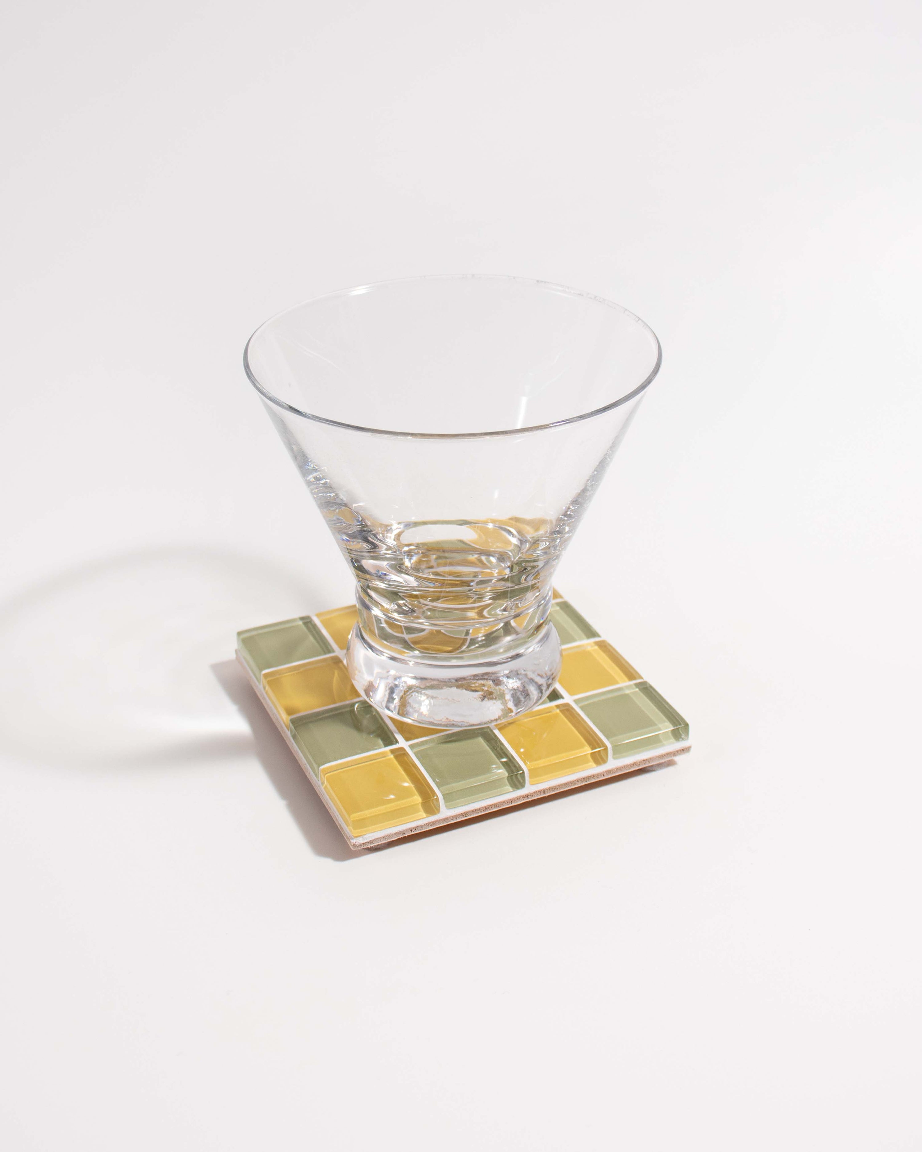 GLASS TILE COASTER - Sunflowers