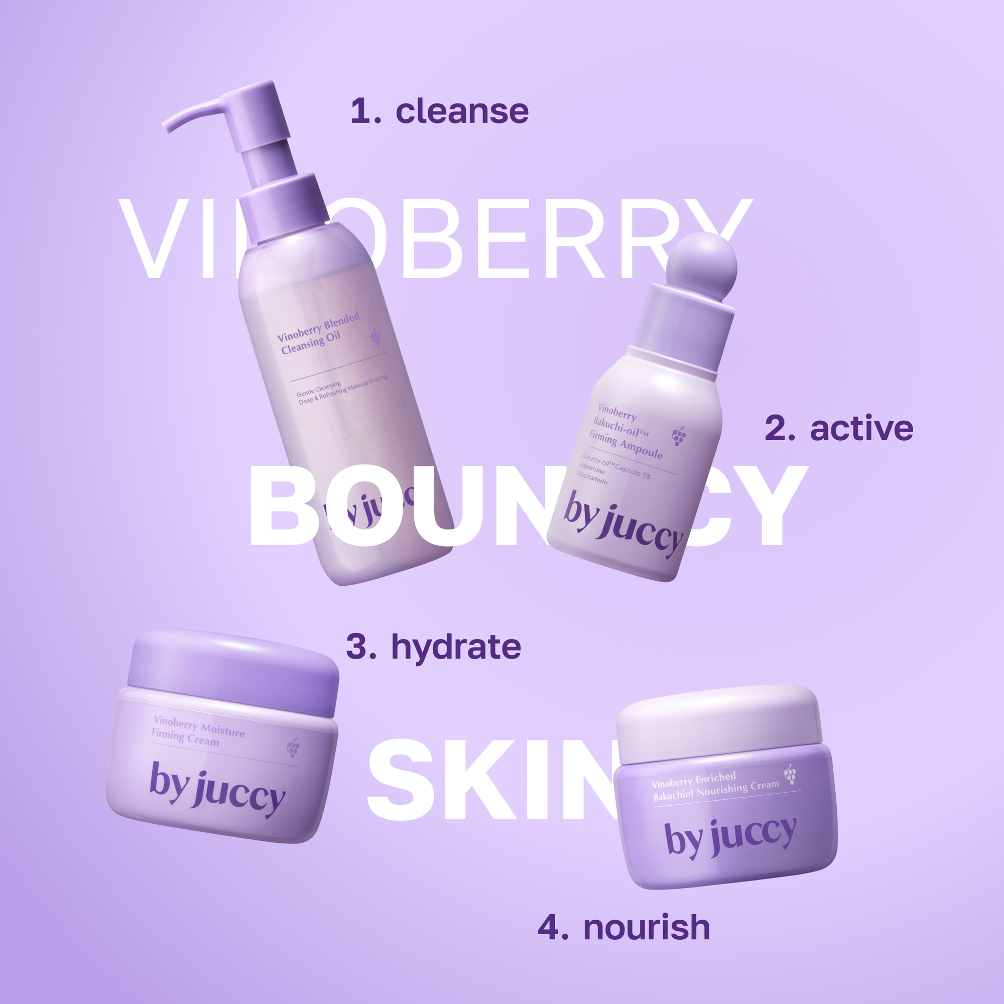 BY JUCCY Vinoberry Enriched Bakuchiol Nourishing Cream 55ml