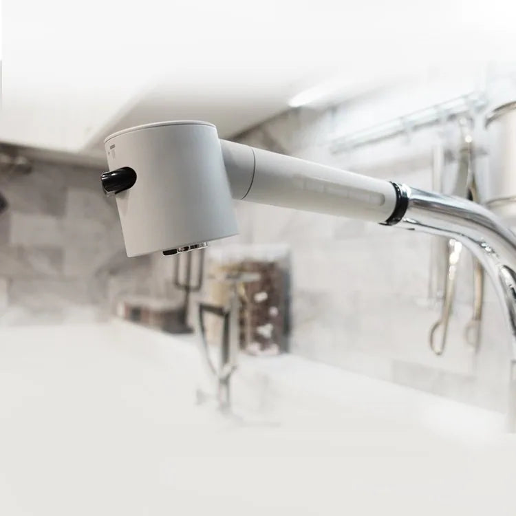 DAELIM Bath Decline Shower Head Wide (Matte Gray) + Kitchen Head (Matte Gray) + Refill Filter + Filter Tap SET