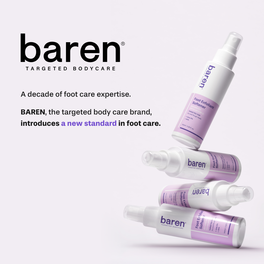 [BAREN] Foot Softener At-home Kit: Foot File & Callus Softener Spray