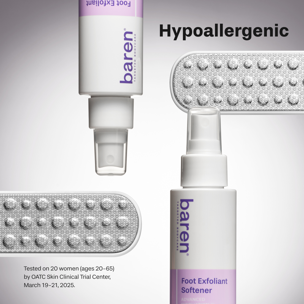 [BAREN] Foot Softener At-home Kit: Foot File & Callus Softener Spray