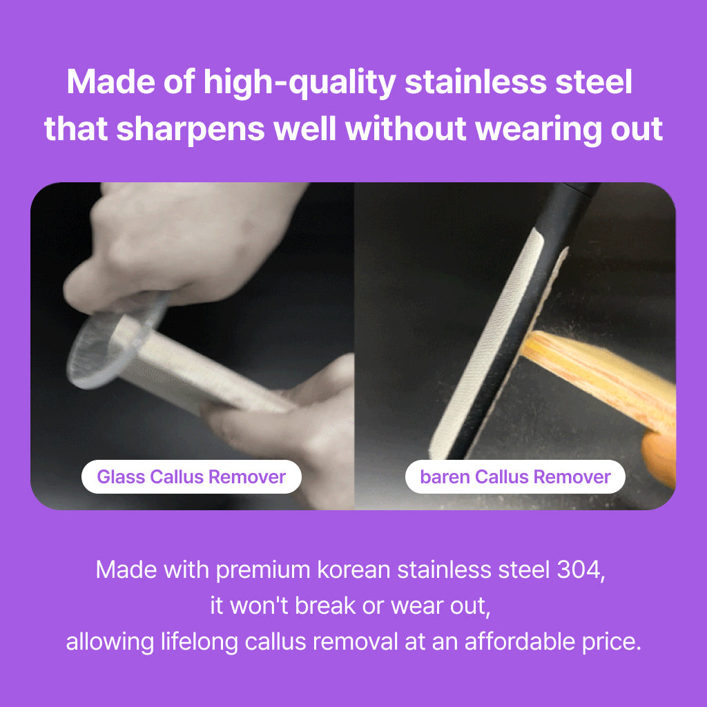 [BAREN] Callus Remover Magic Stainless Pro Dobule Sided Foot File